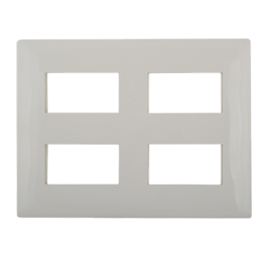 Legrand Mylinc 12M Pearl White Cover Plate, 6763 68